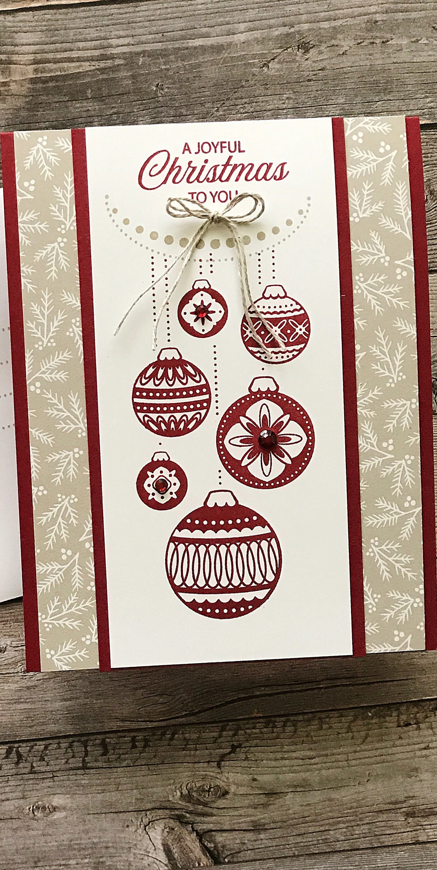 Ornamental Envelopes Christmas Card