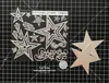 2 Pcs Stitched Star Print