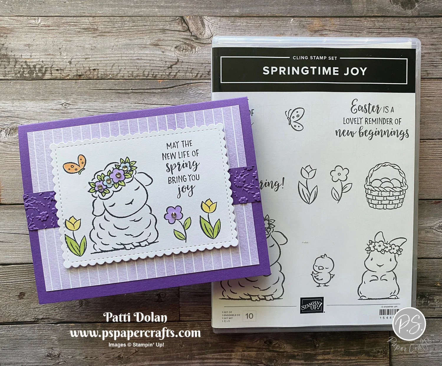 Sweet Springtime Joy Card — P.S. Paper Crafts