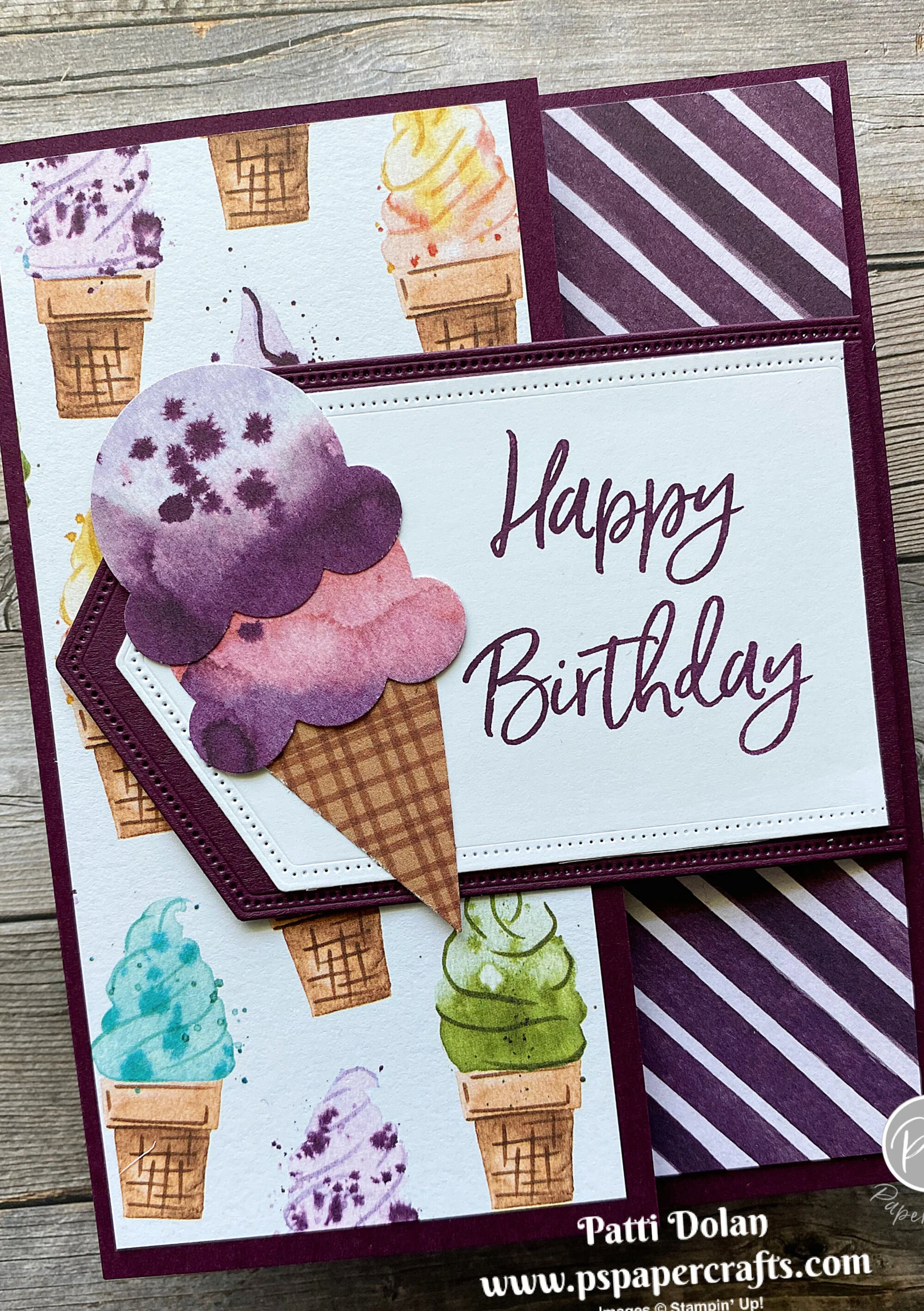 Easy Fun Fold Birthday Card