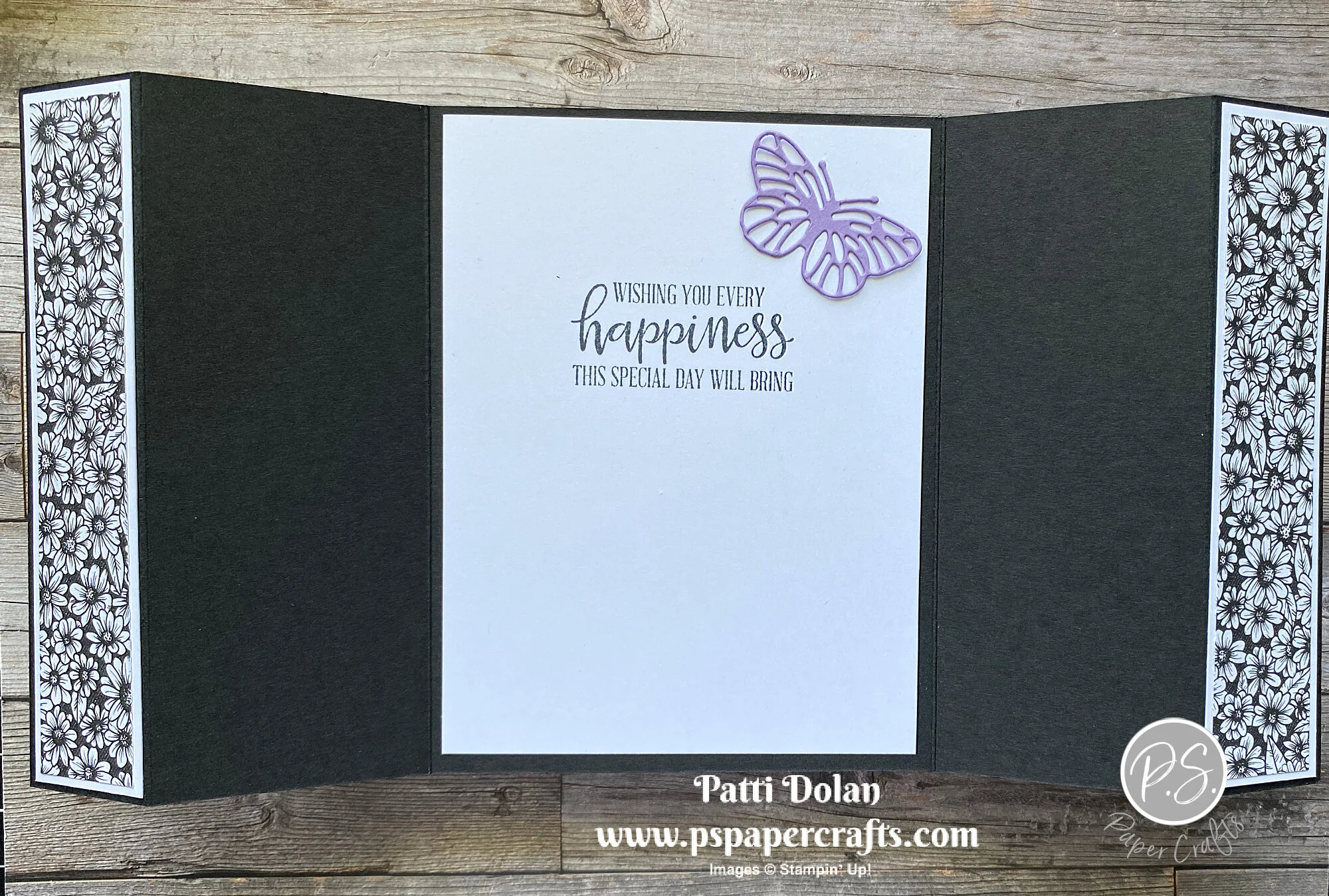 Double Gate Fun Fold Birthday Card — P.S. Paper Crafts