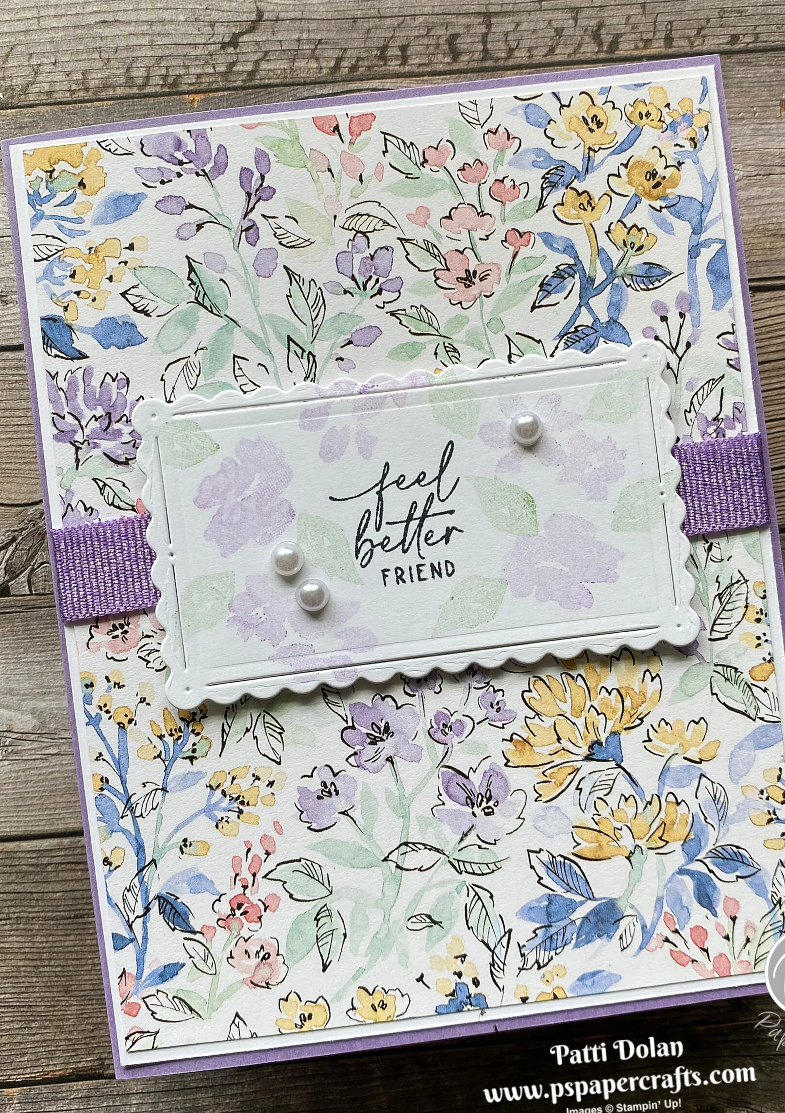 Hand-Penned Get Well Card