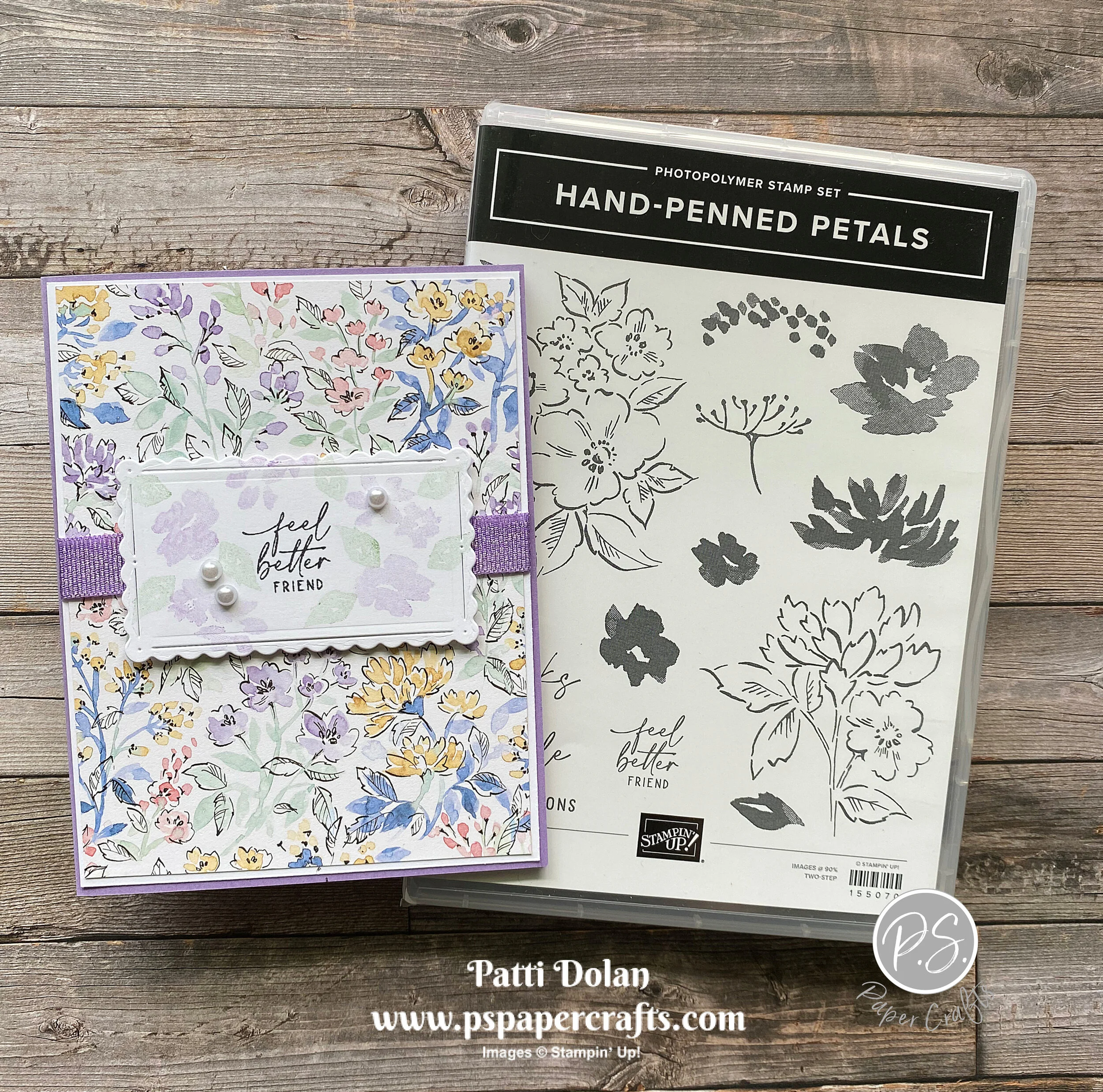 Hand-Penned Get Well Card — P.S. Paper Crafts