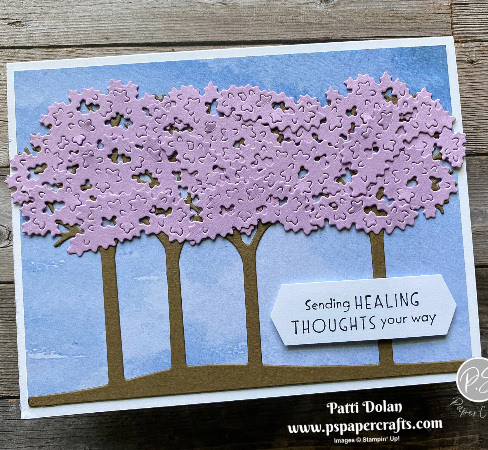 Inspiring Canopy Healing Thoughts Card