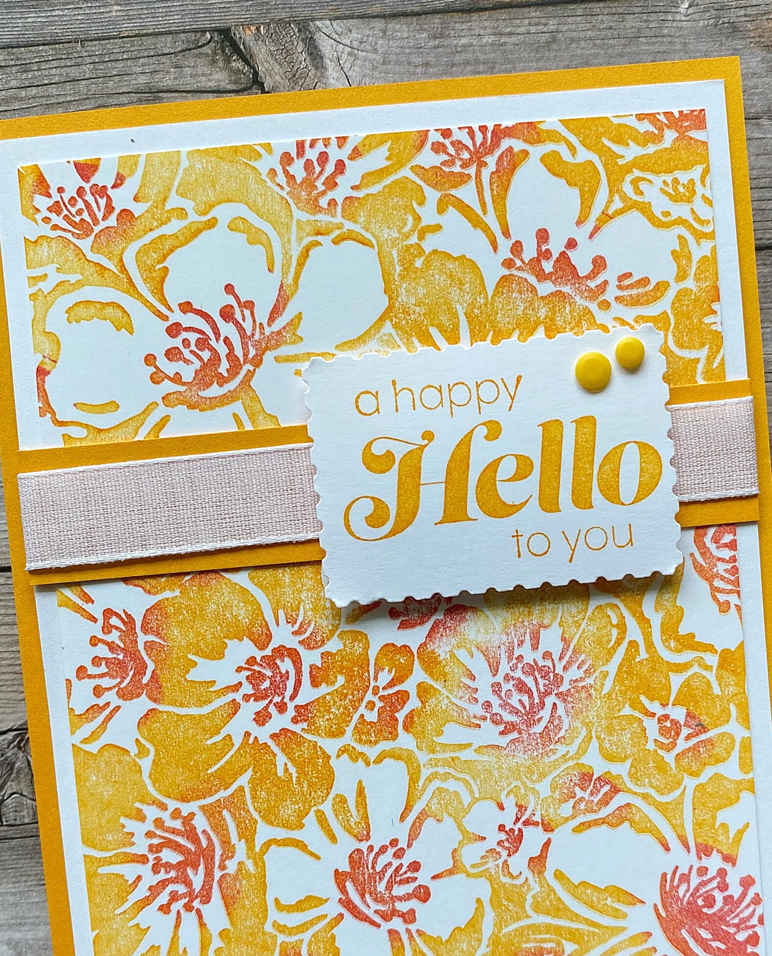 Fun Technique With The Wild Roses Stamp