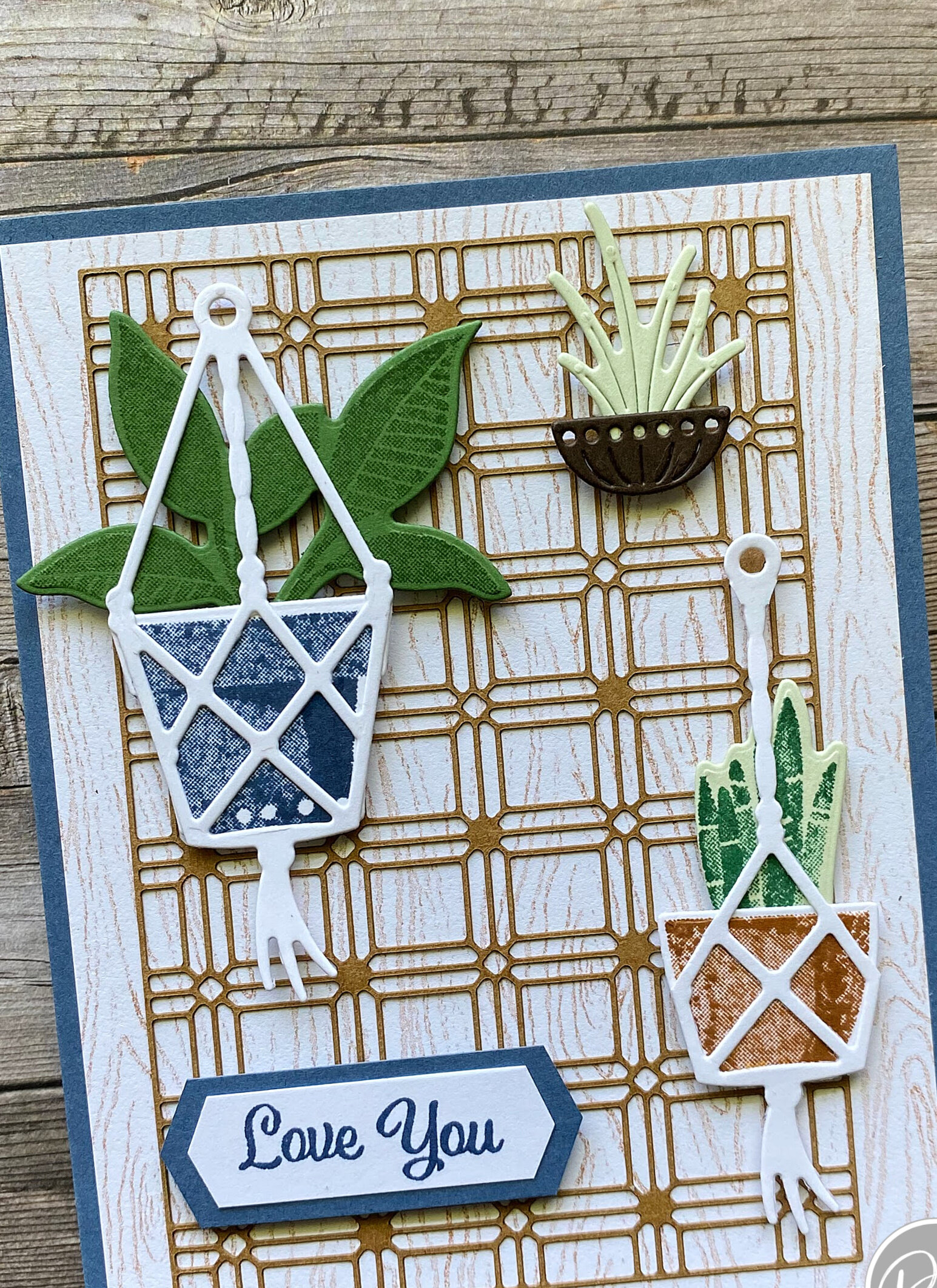 Bloom Where You're Planted - Love You Card