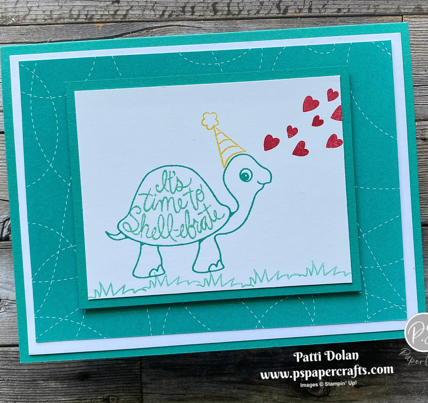 Cute Birthday Card using Turtle Friends!
