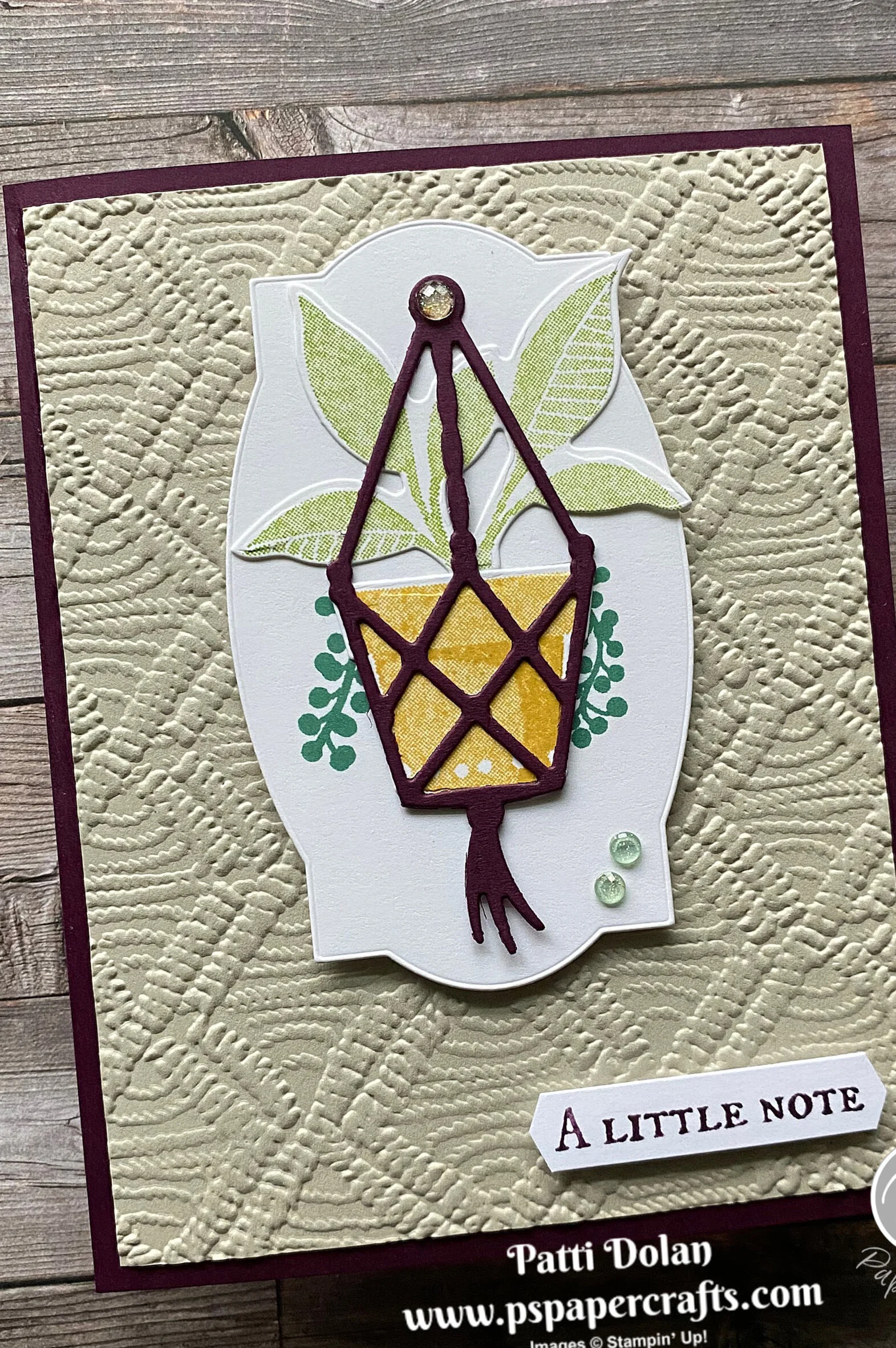 Plentiful Plants - Just A Note Card