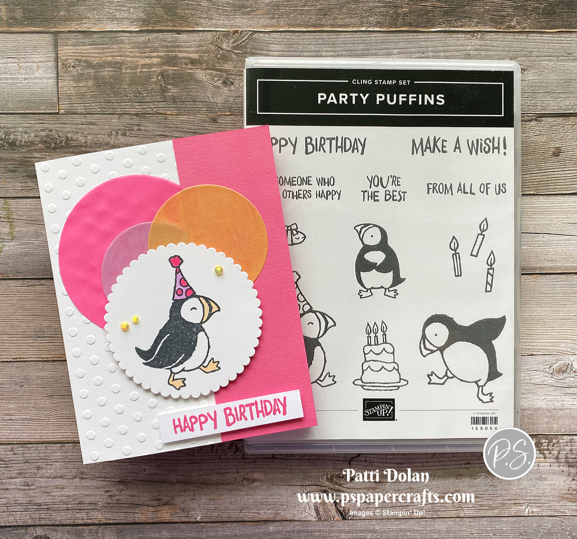 Party of Puffins Stamp Set | Technique Tuesday