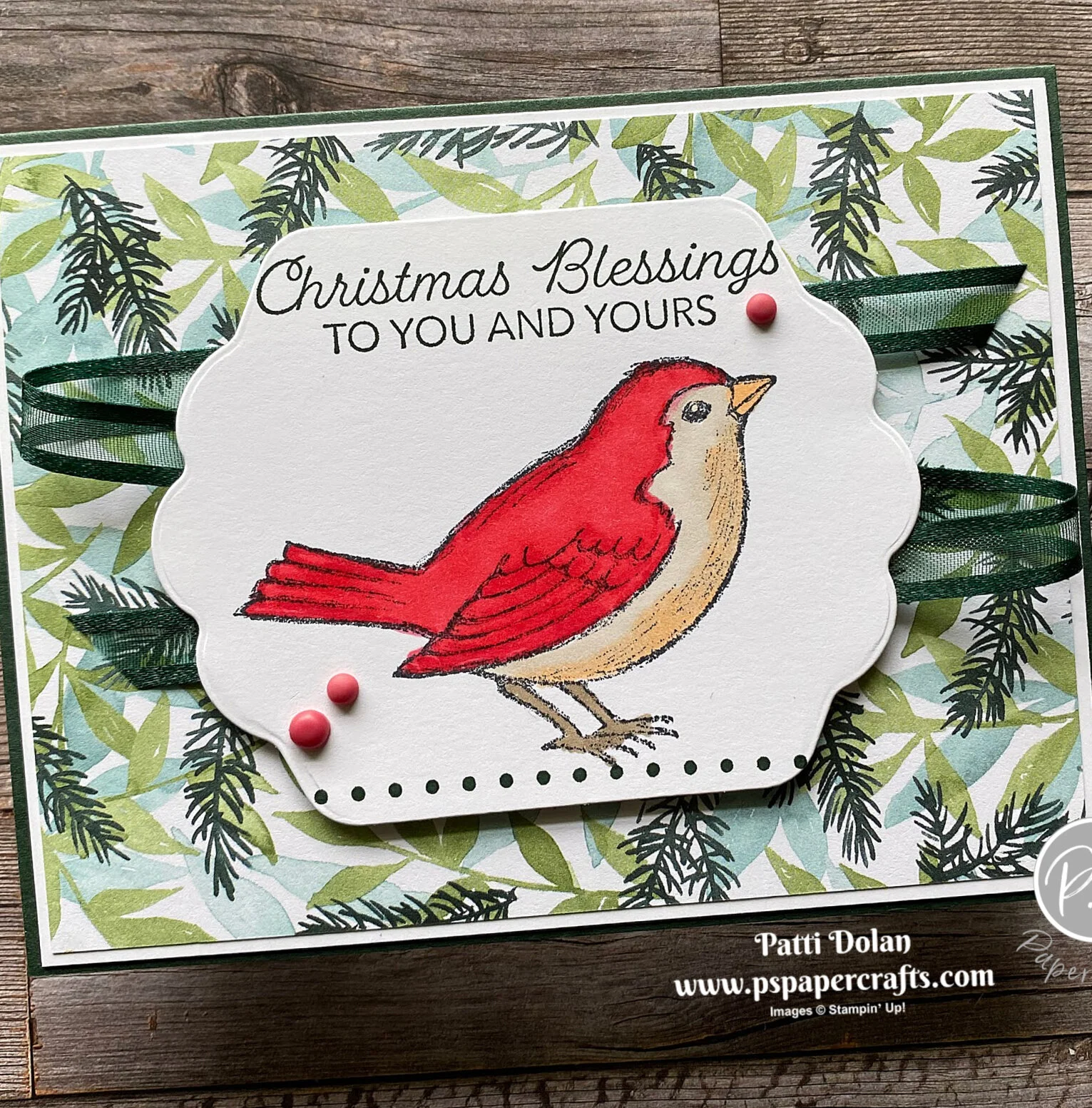 Happy Holly-Days Christmas Card