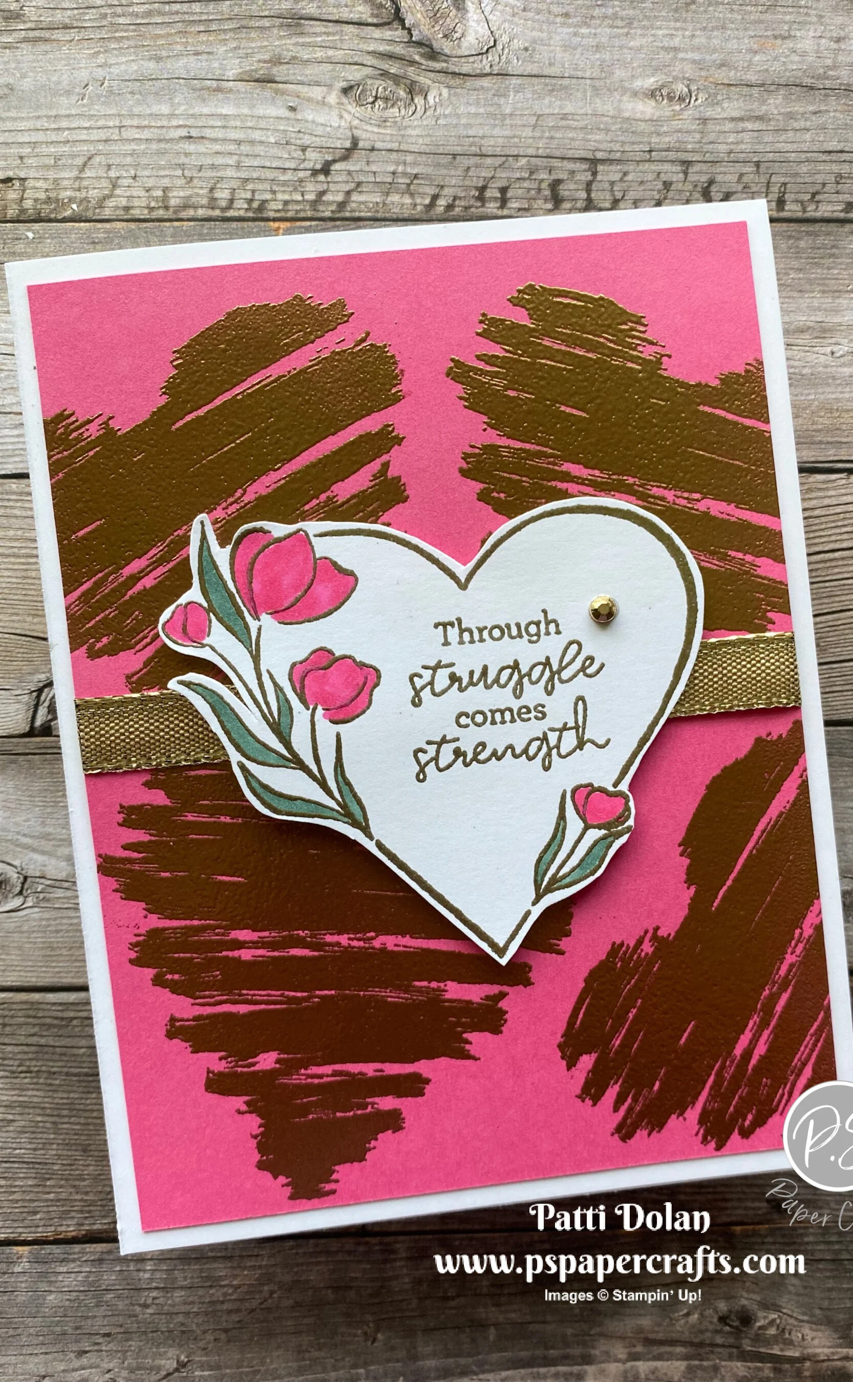 Strong Of Heart Card