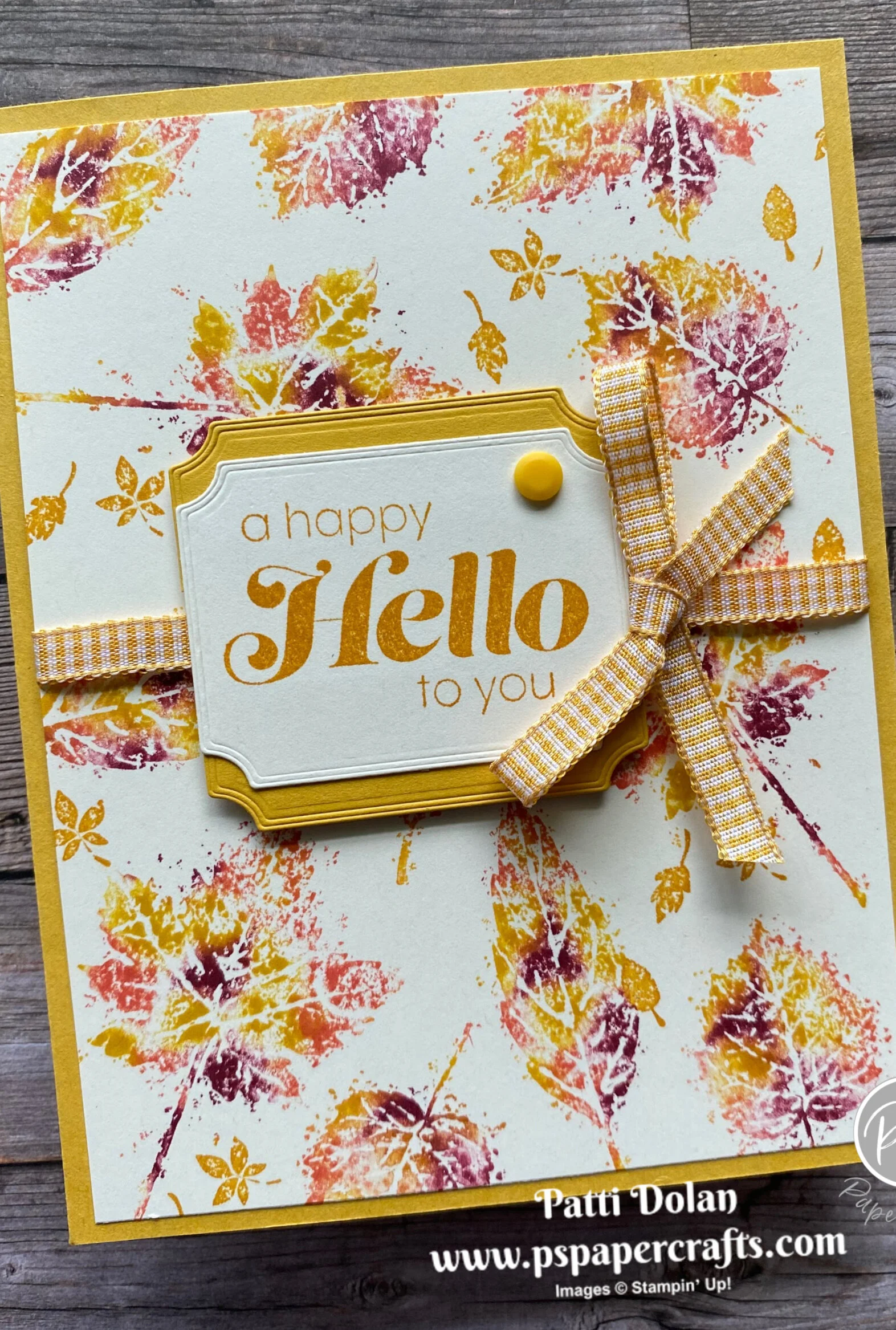 Baby Wipe Technique using Gorgeous Leaves