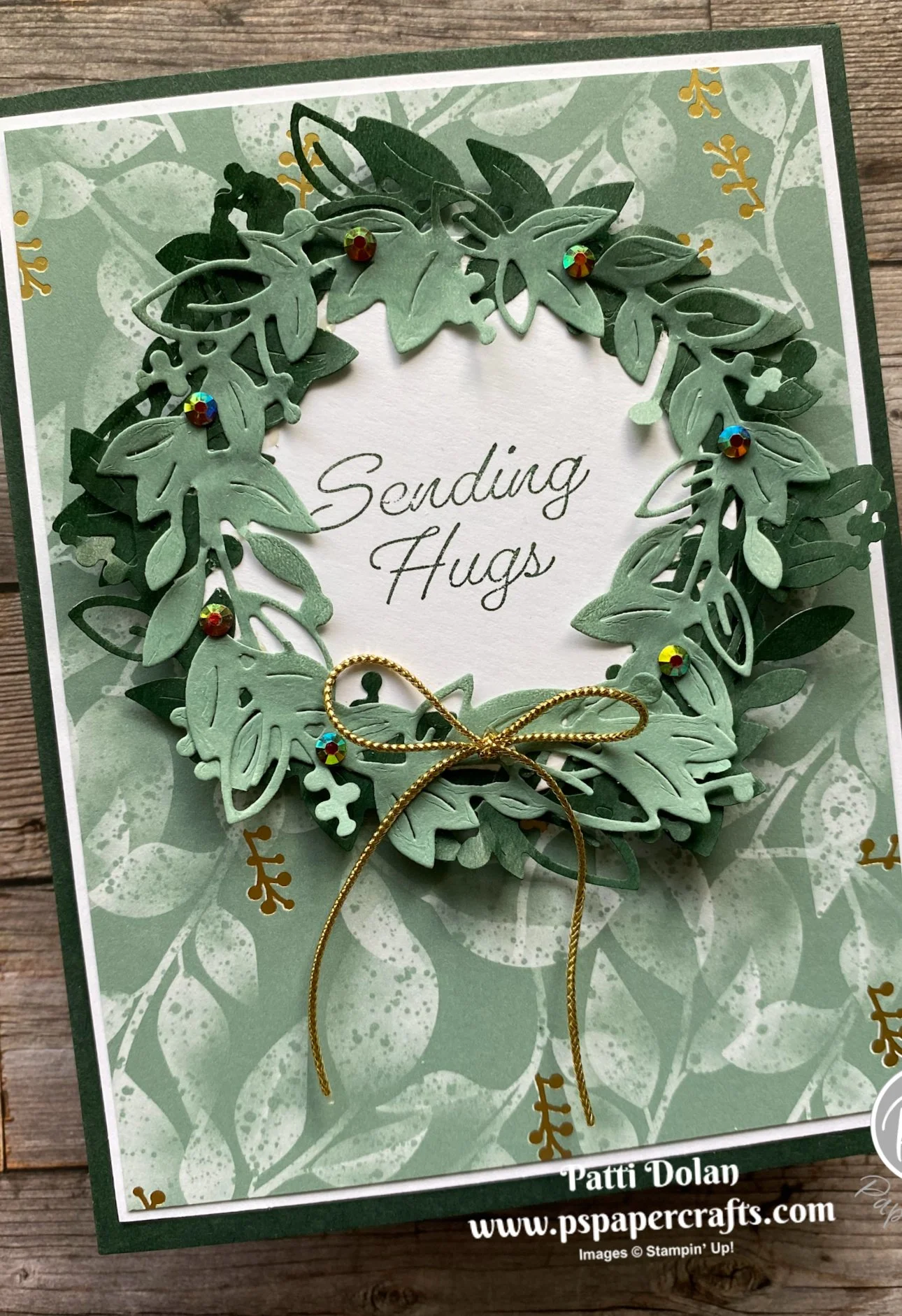 Beautiful Wreath using the New Eden's Garden Collection