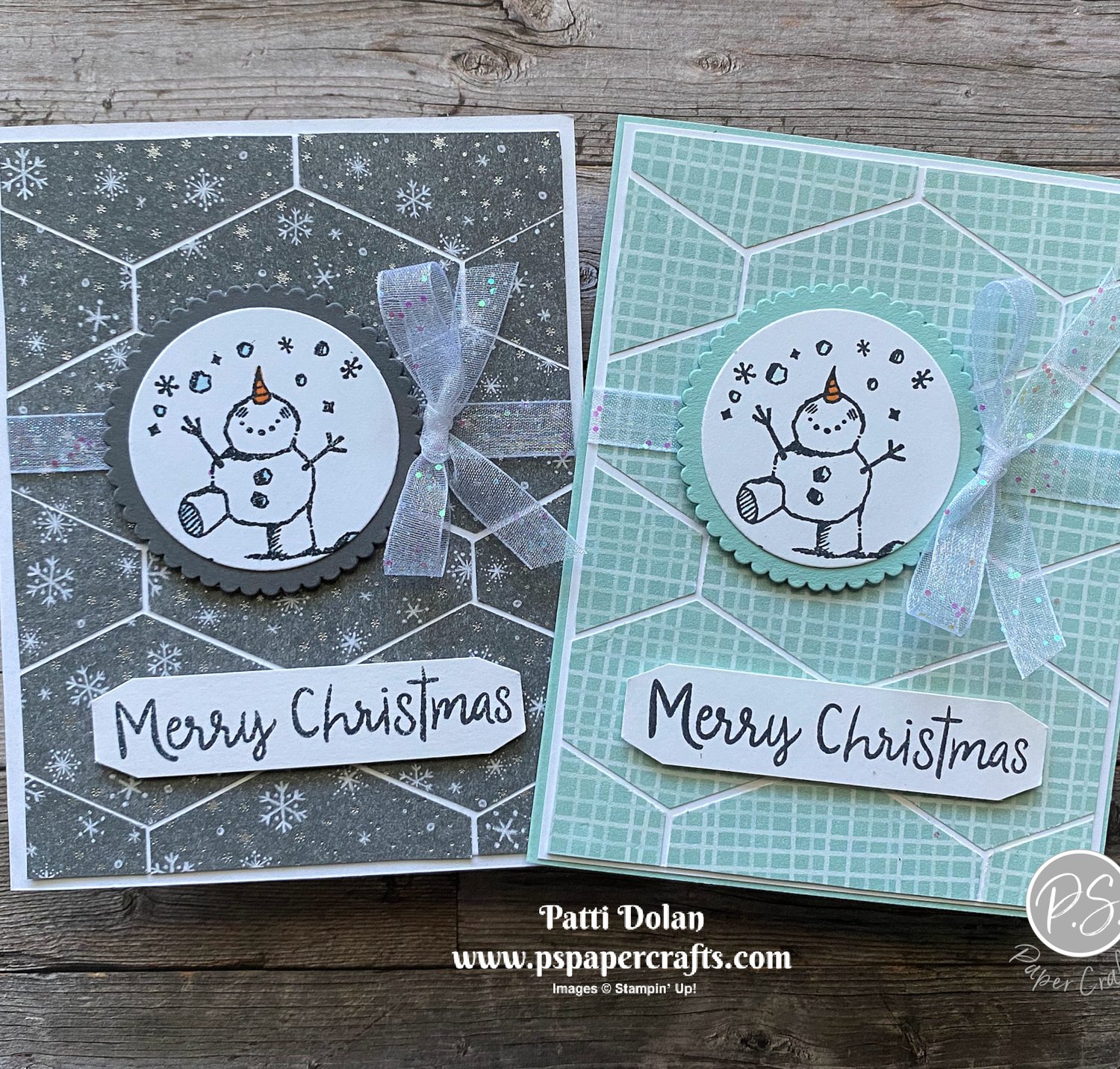 Tailored Tag Punch - Snowman Cards — P.S. Paper Crafts