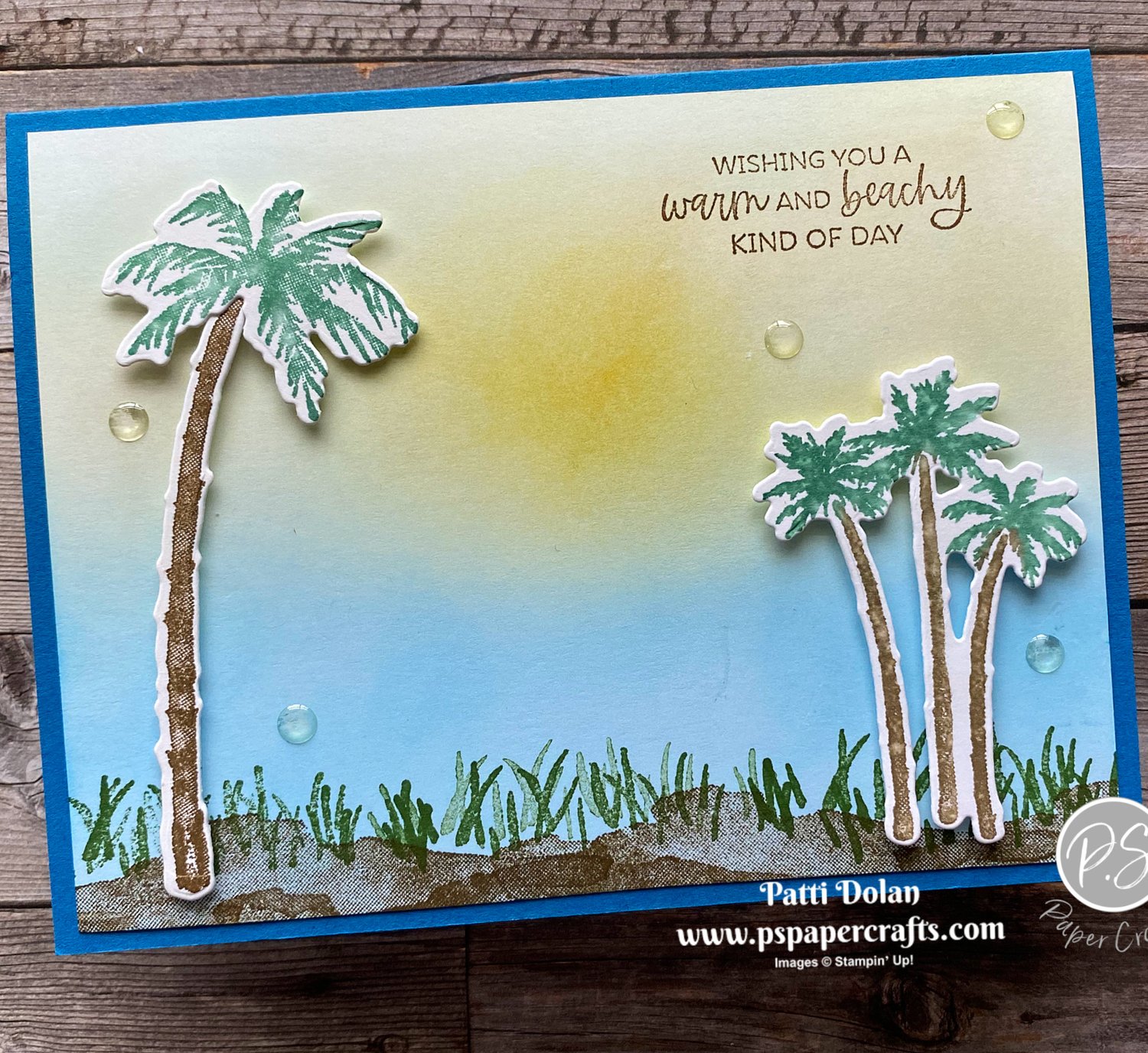 Create Tropical Beach Scenes with Summer Palm Tree Clear Stamps for Card  Making, Bullet Journaling & DIY Scrapbooking!