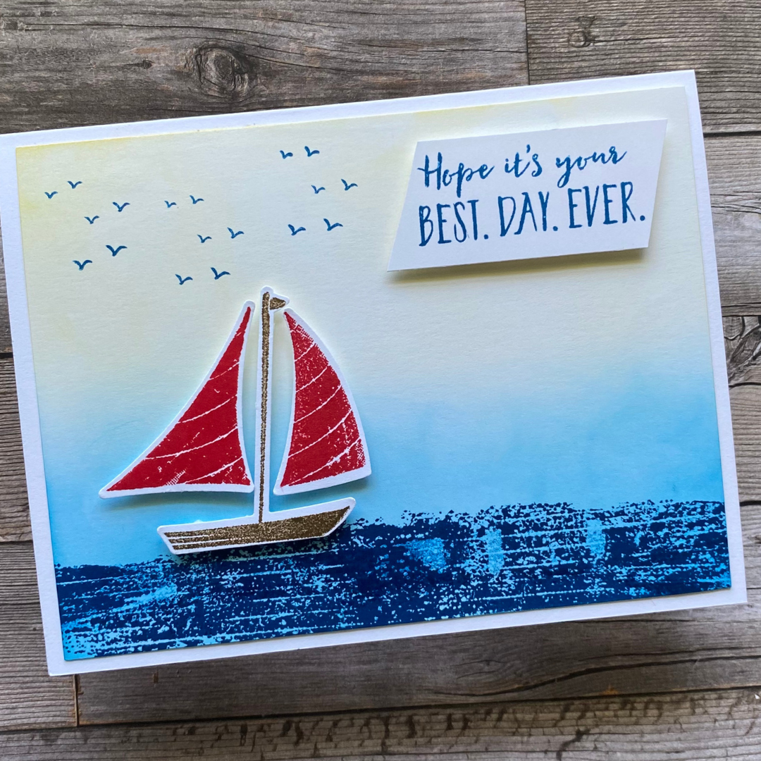 Let's Set Sail Birthday Card!