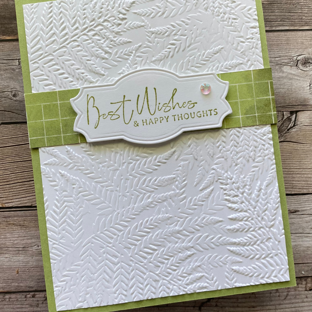 Simple, Yet Beautiful Nature's Prints Card