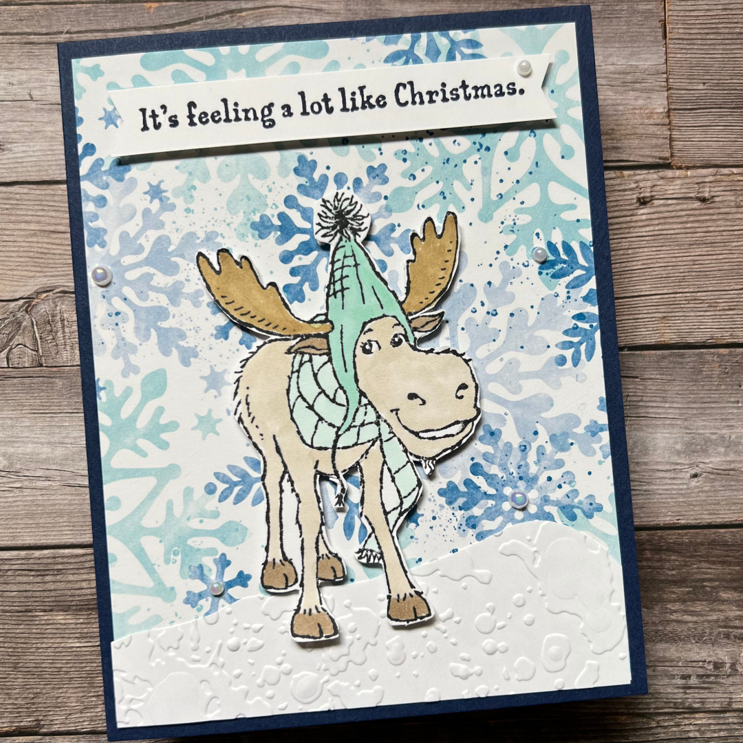 Cute All Bundled Up Christmas Card