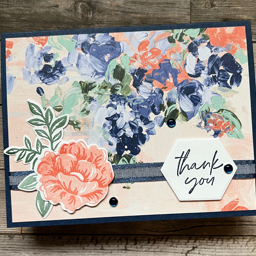 Fancy Flora Thank You Card