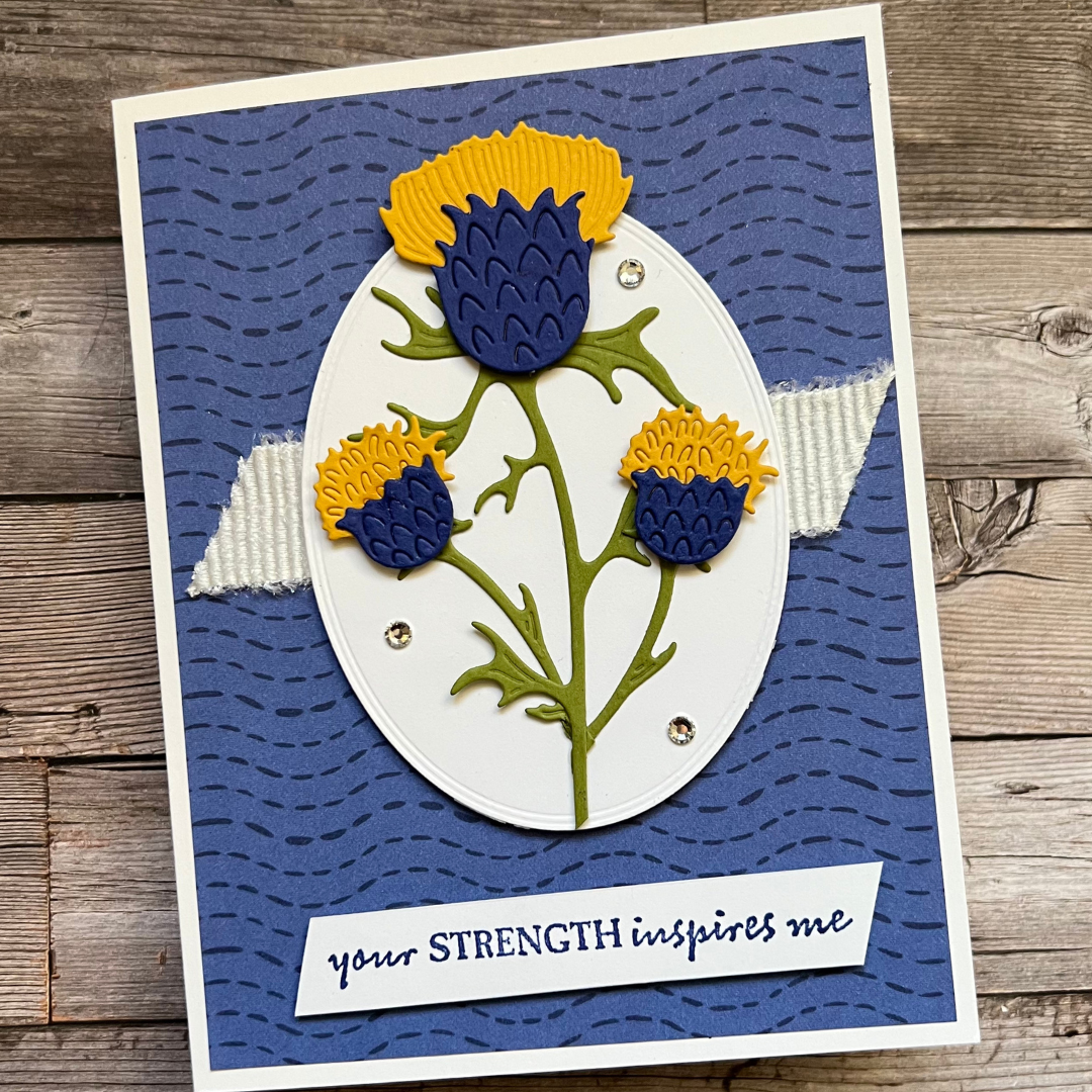 Beautiful Thistle Inspire Card