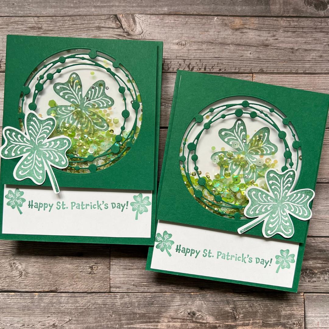 Lucky Clover Shaker Card