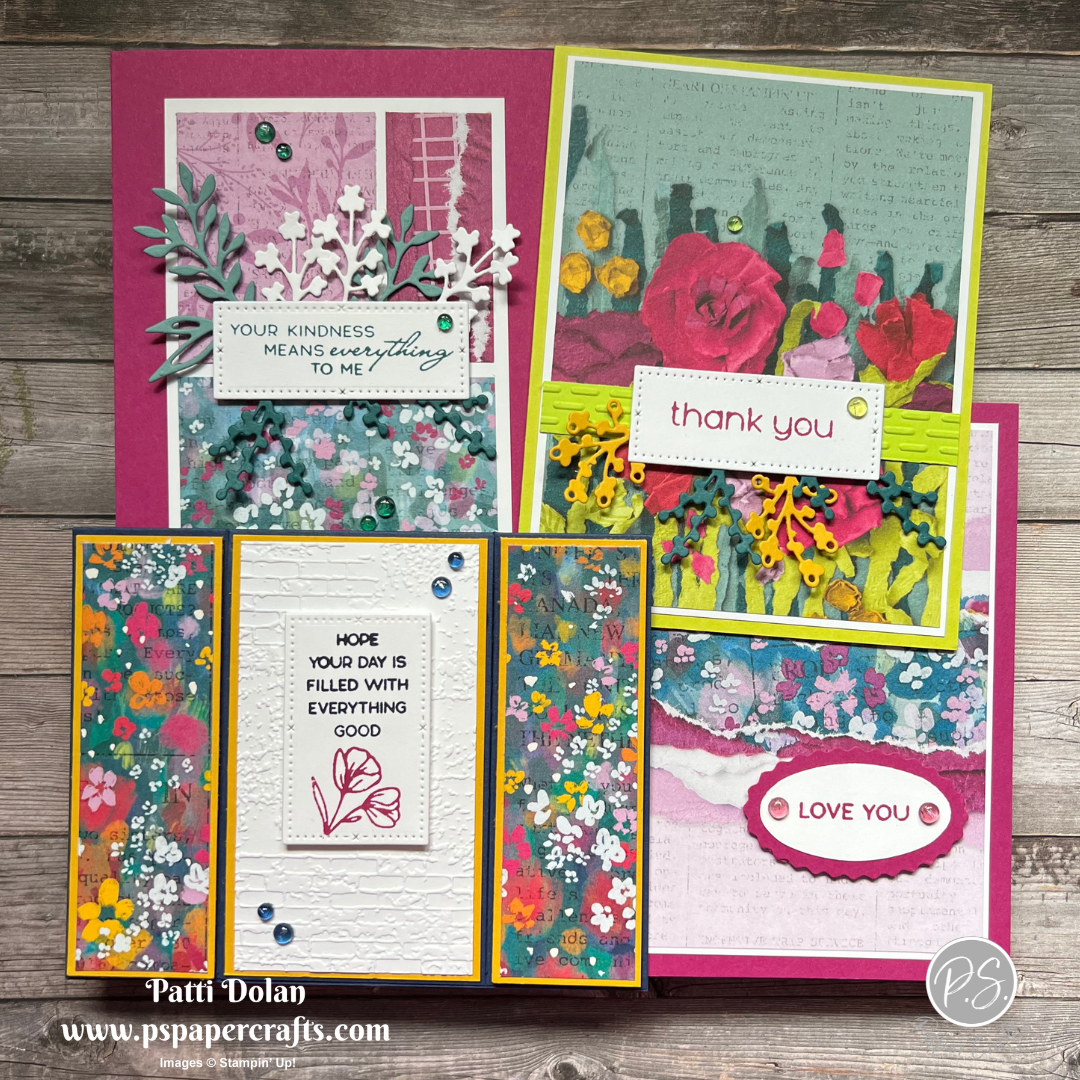 Amazing Card Design with Masterfully Made Designer Paper - Patty