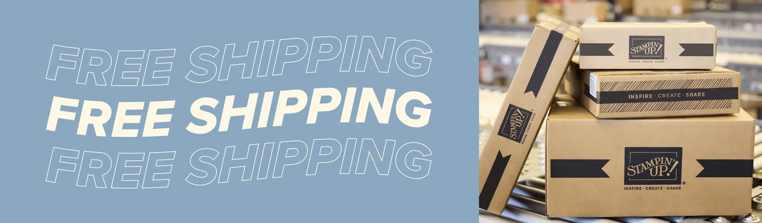 Free Shipping from Stampin' Up! 