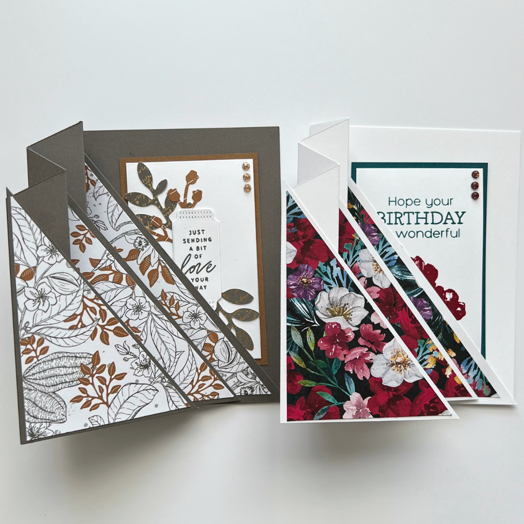 Triangle Accordion Pocket Fold Cards