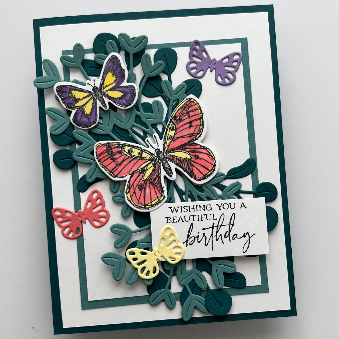 Sketch Saturday - Sketched Butterflies