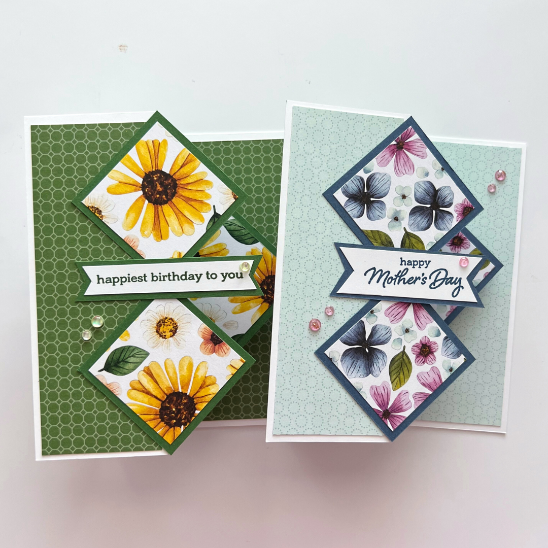 Diamond Pop Up Fun Fold Cards