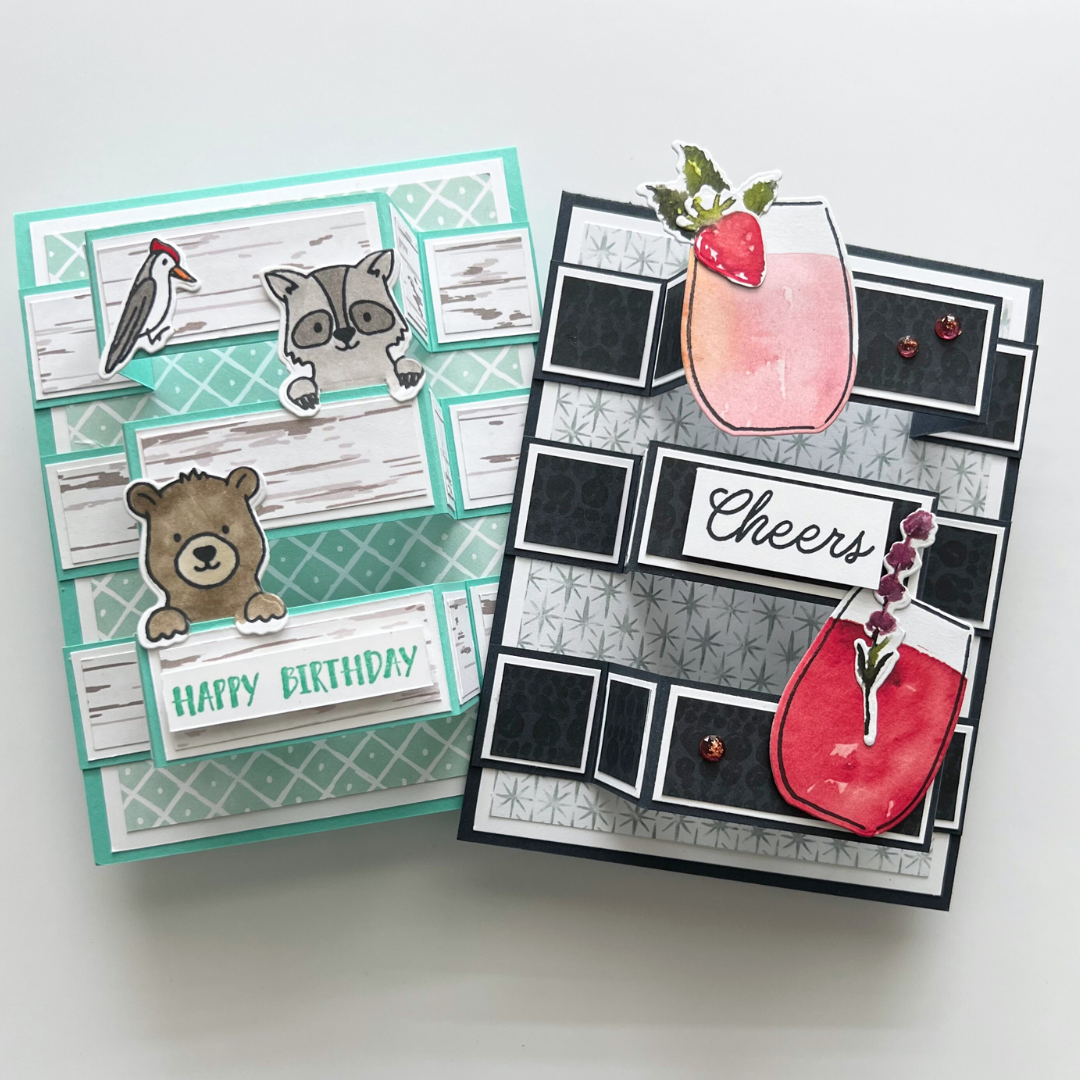 Triple Balcony Fold Cards