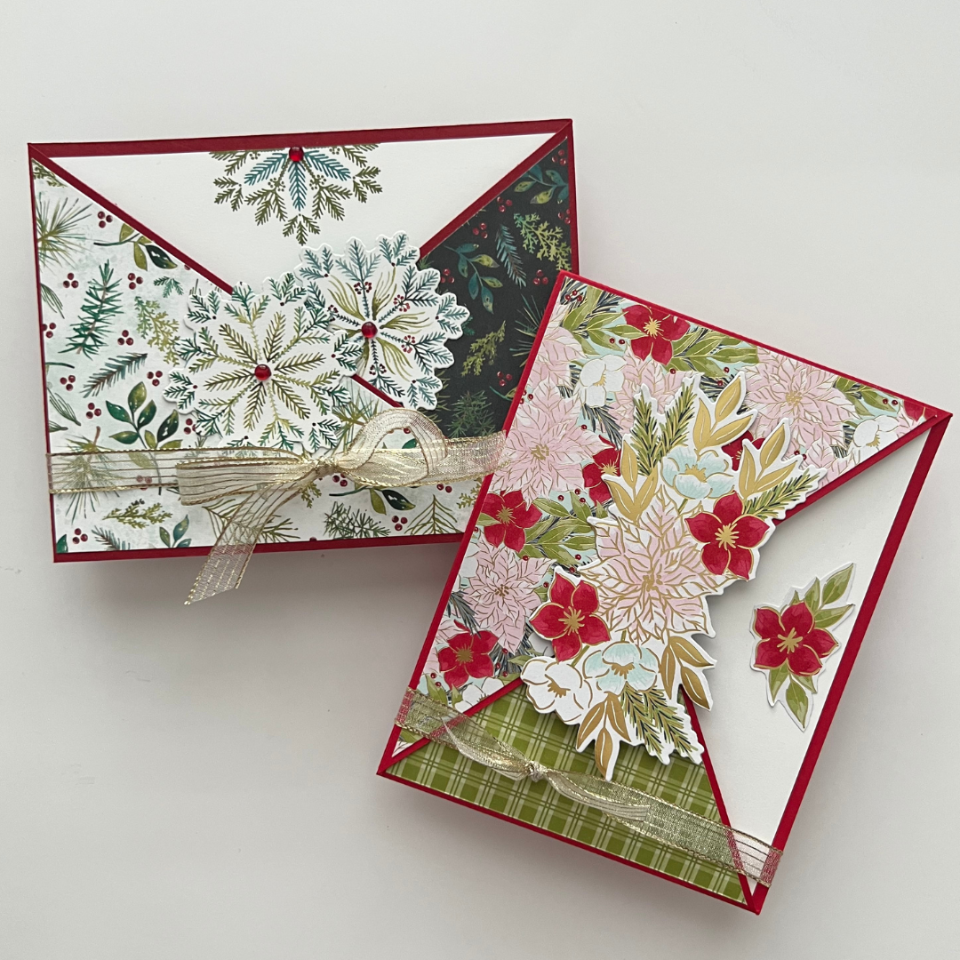 Double Flap Triangle Fun Fold Cards