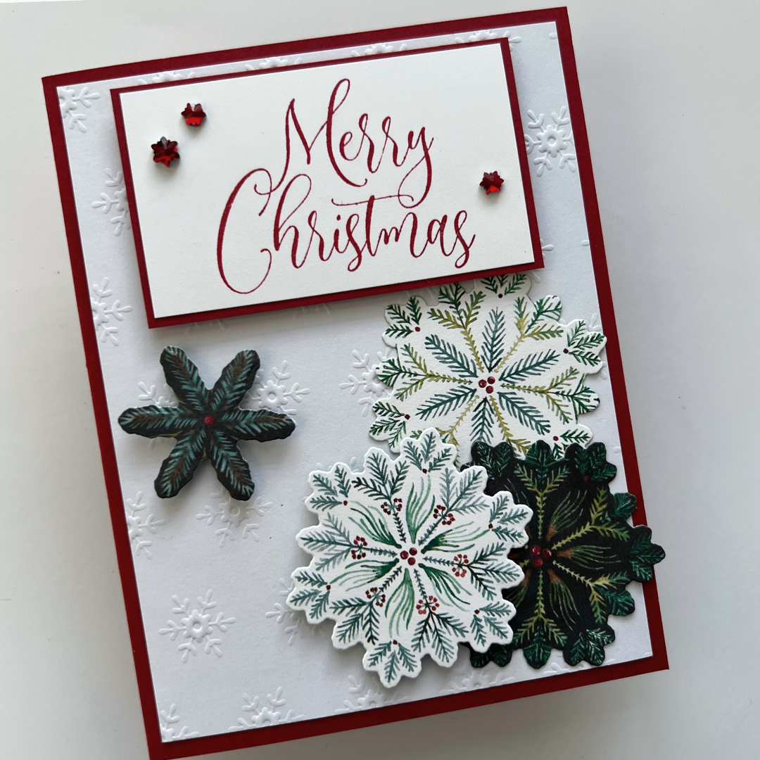 Sketch Challenge - Elegant Pine Snowflakes