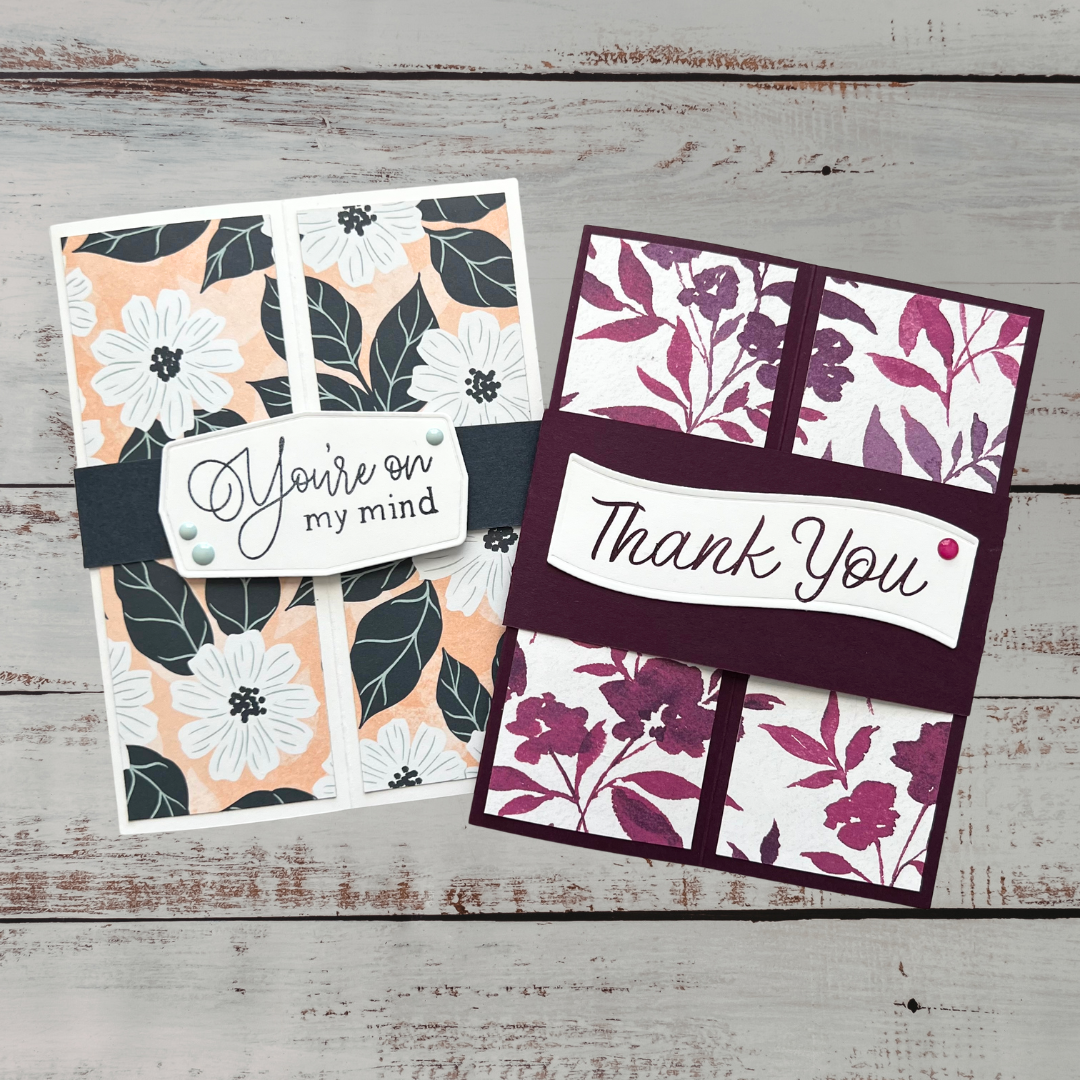 W Fold Pop Out Cards