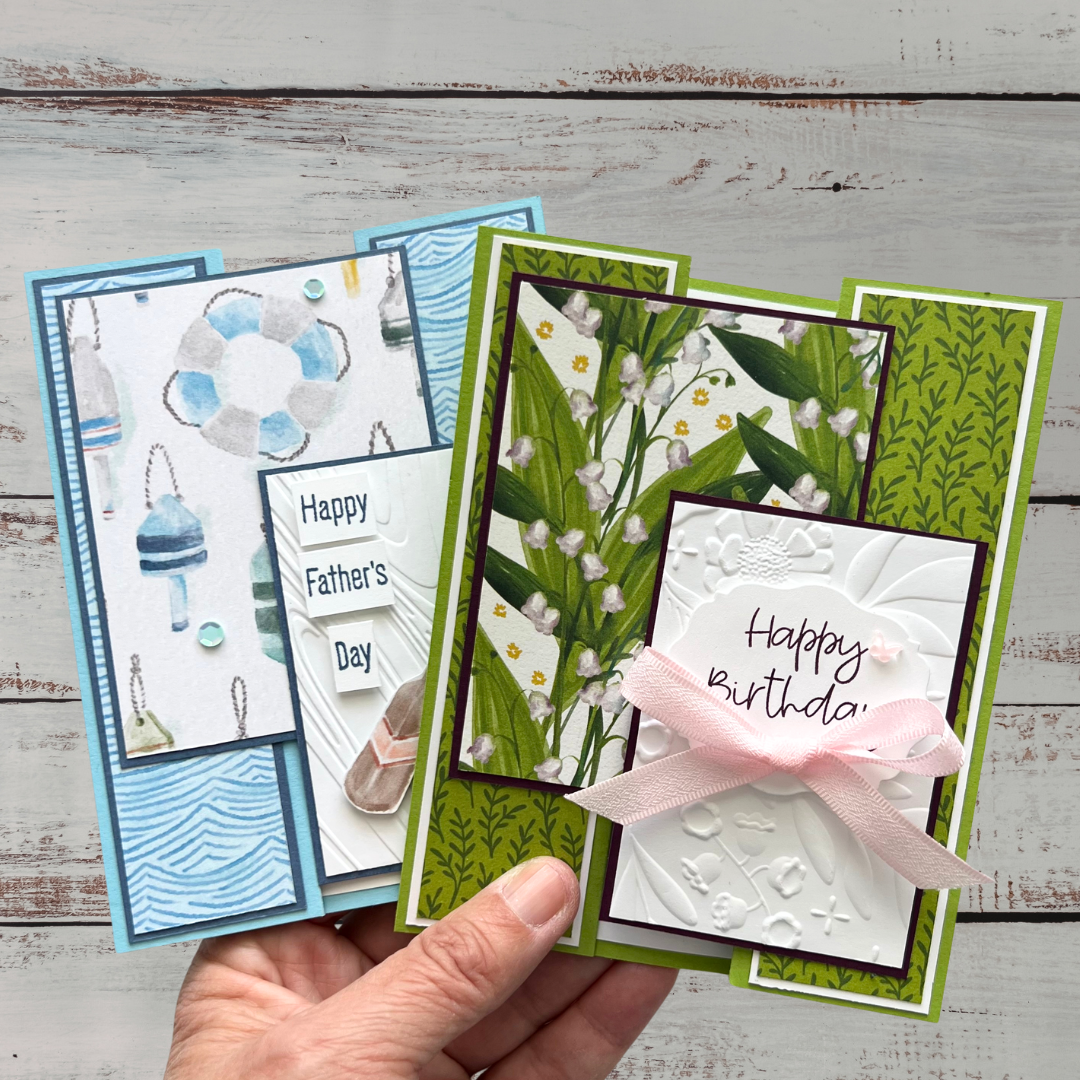Interlocking Fancy Fold Cards