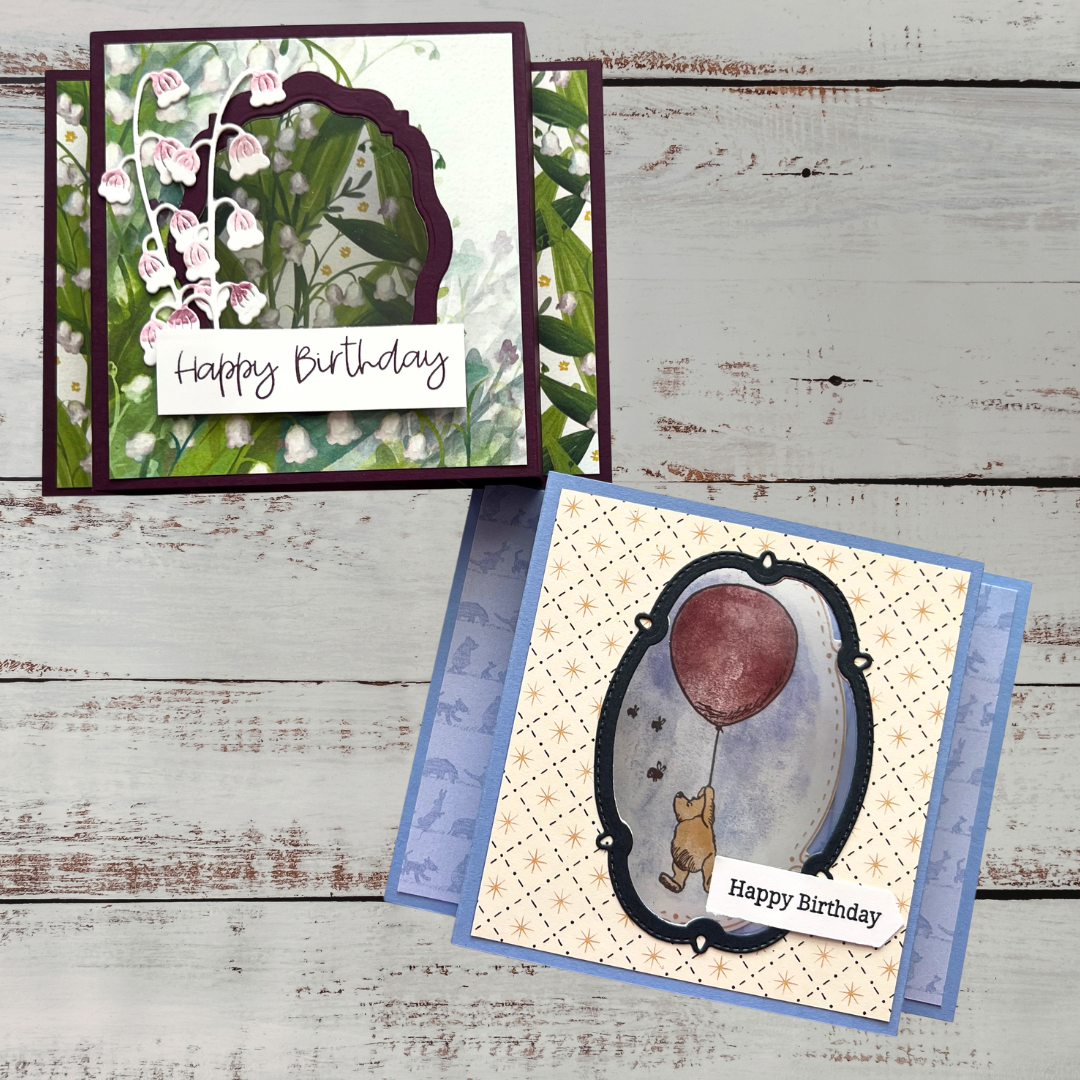 Center Column Pop-Up Cards