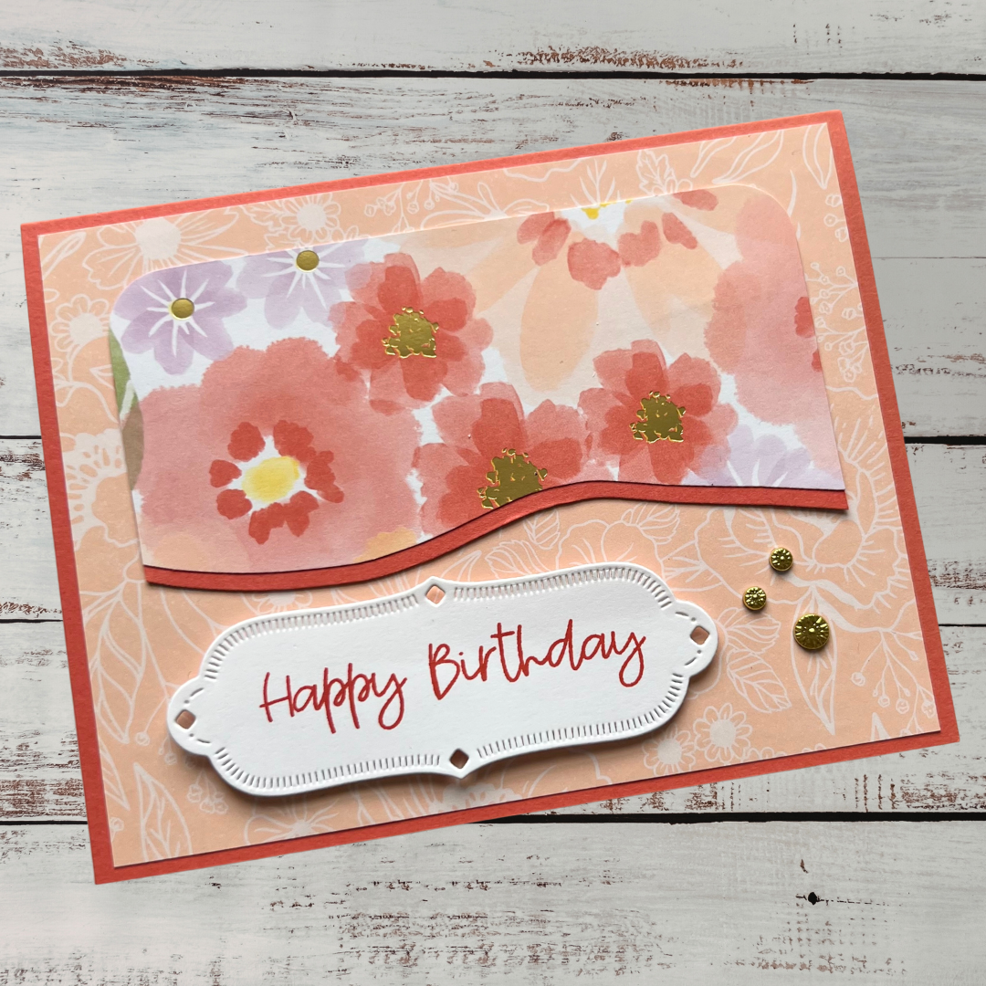 Sketch Challenge - Lovely and Beautiful Birthday Card