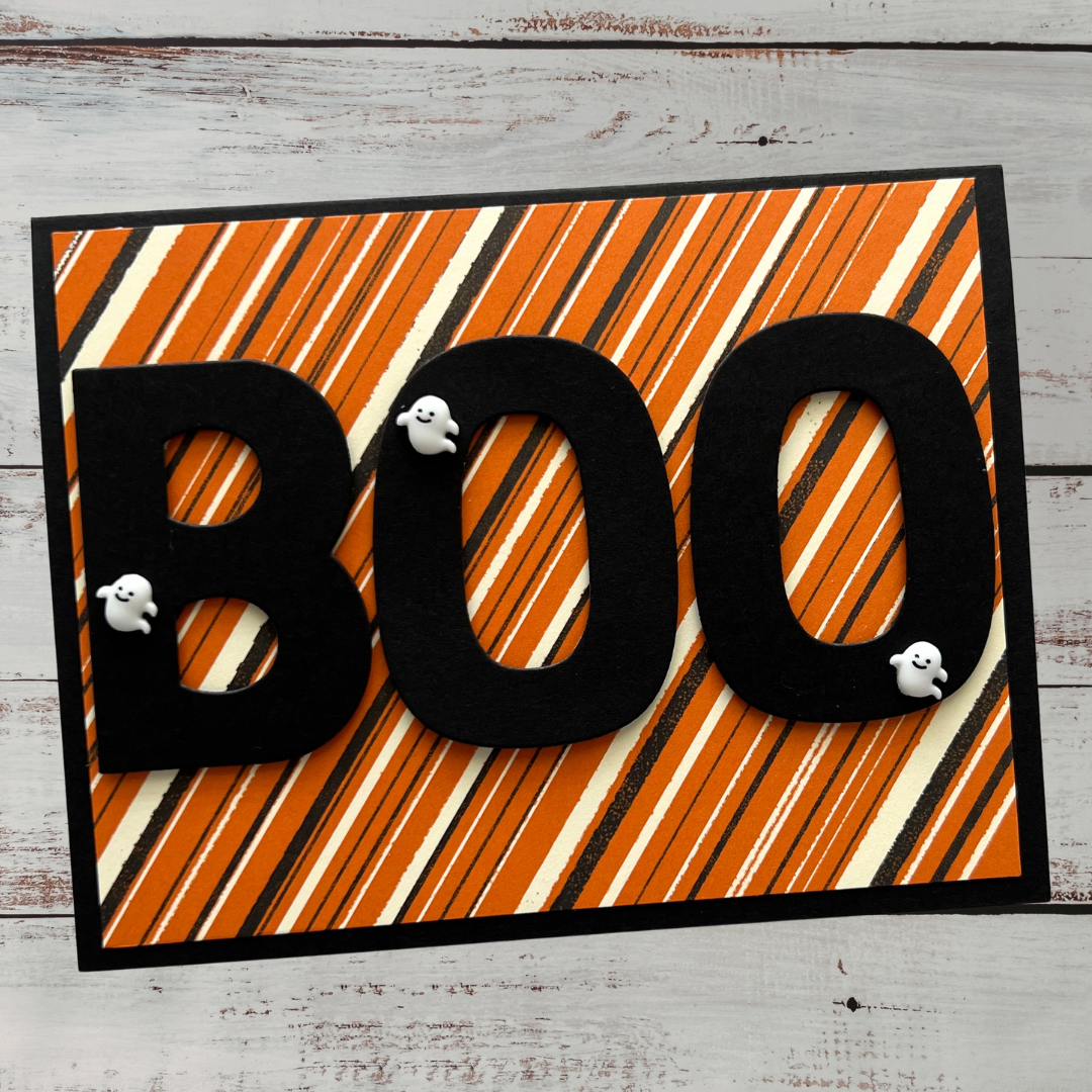 Sketch Saturday - BOO Halloween Card