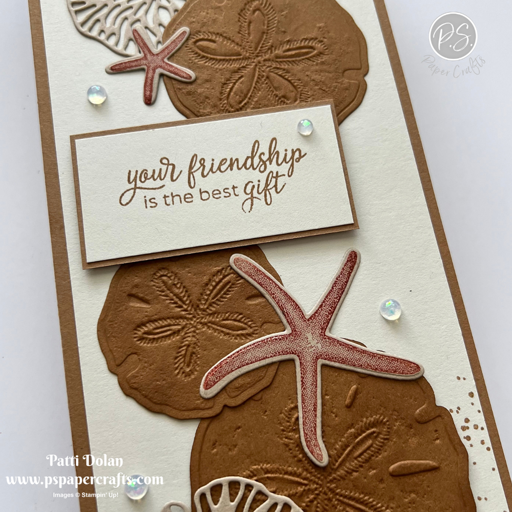 Sketch Saturday Seaside Wishes Slimline Card P S Paper Crafts