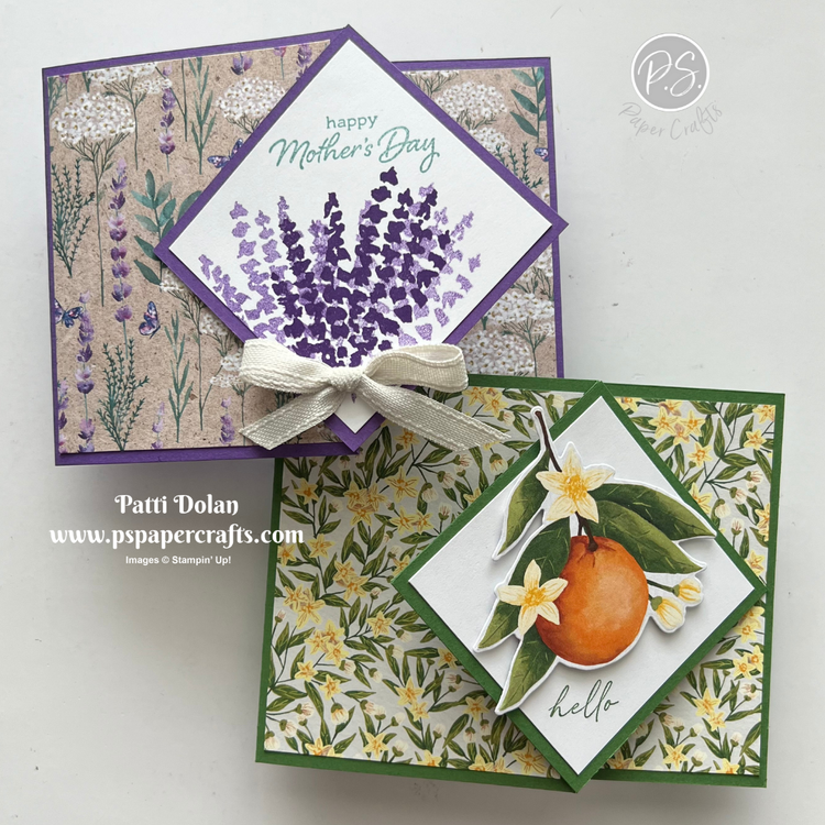 Diamond Fold Cards — P.S. Paper Crafts