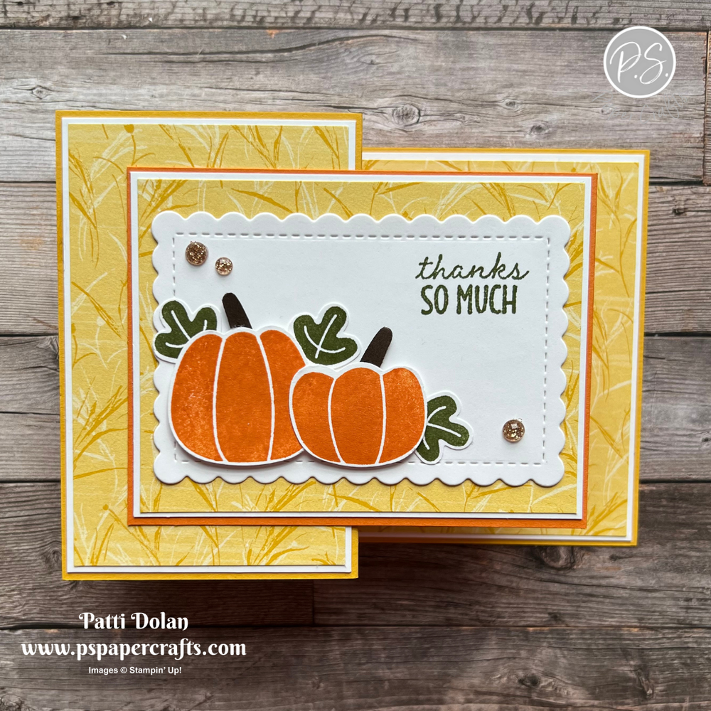 Easy Double Z Fold Cards — P.S. Paper Crafts