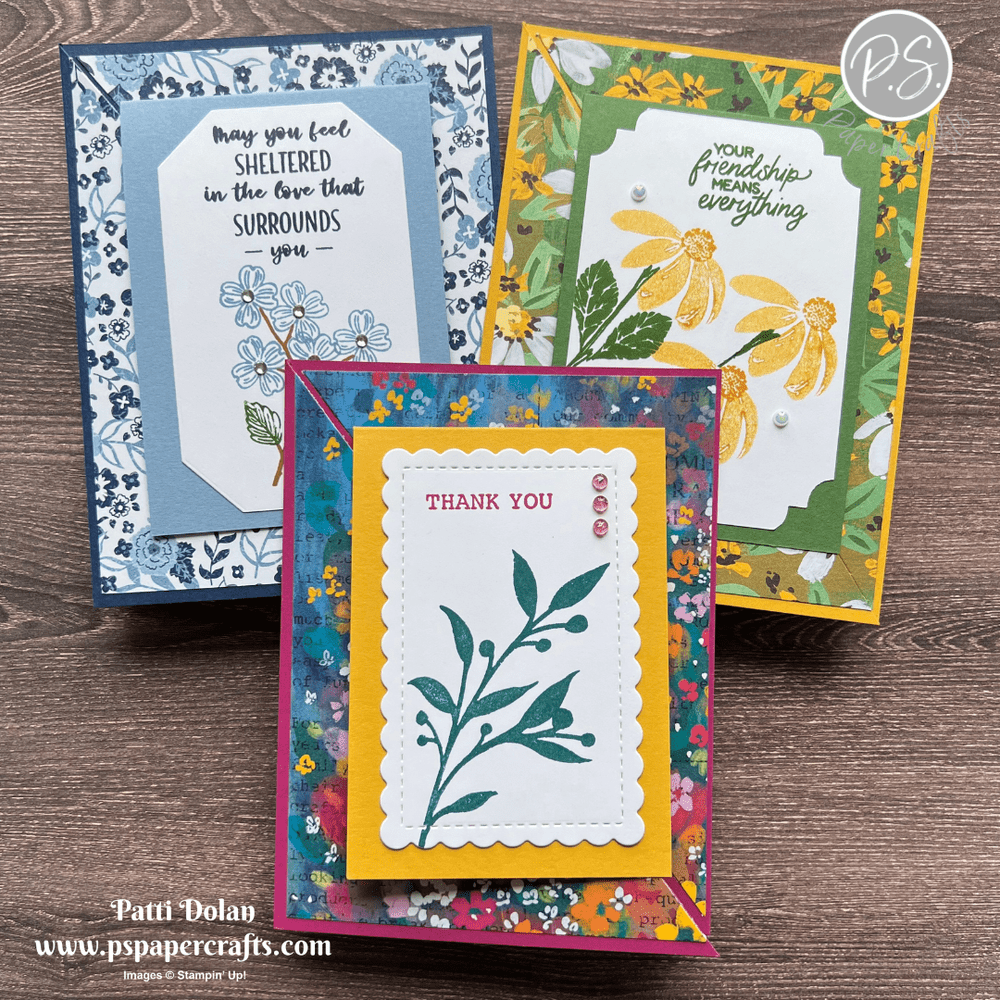 Triangle Fun Fold Cards — P.S. Paper Crafts