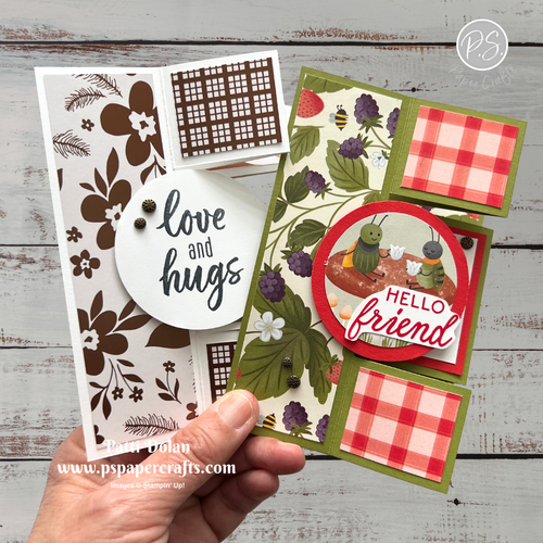 Shutter Fold Tri-Fold Shutter Fold Cards — P.S. Paper Crafts
