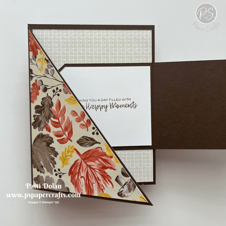 Triangle Flap Fold Cards — P.S. Paper Crafts