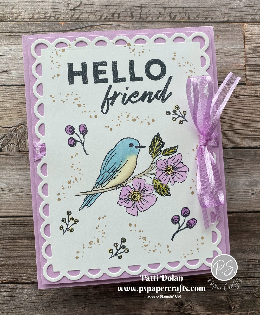 Hello Friend Card — P.S. Paper Crafts