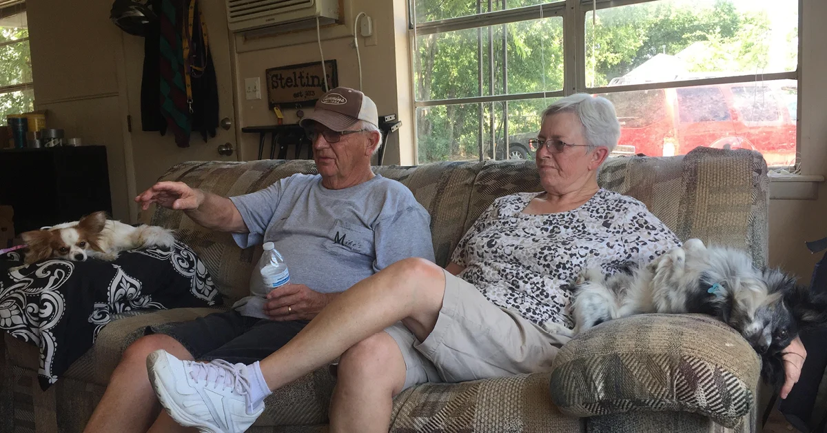 Ty's grandparents who helped us move, and spoil us and our dogs equally. I'm so so lucky to have them in my life!