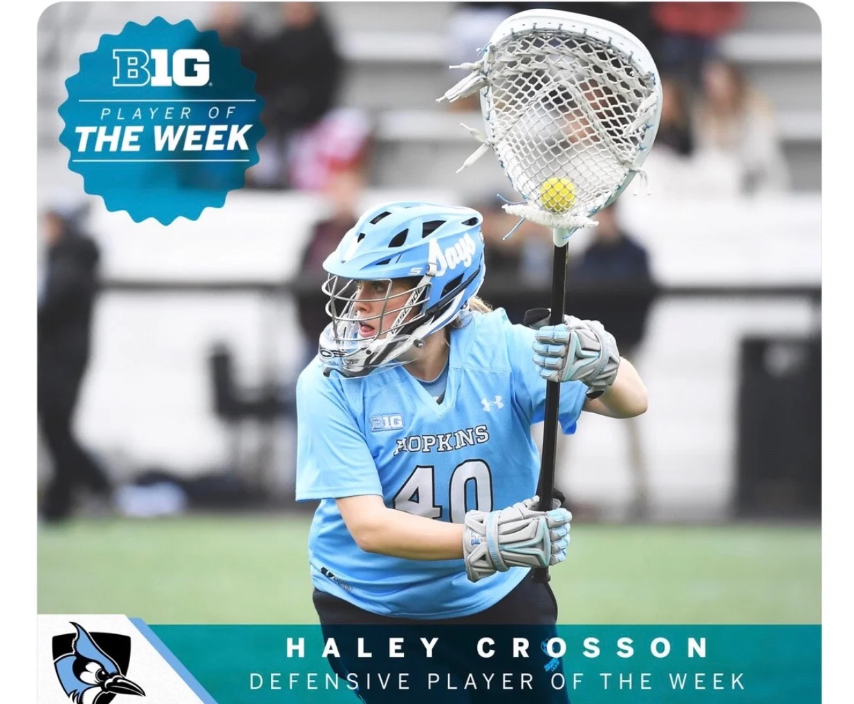 Goalie Spotlight: Haley Crosson, Johns Hopkins University