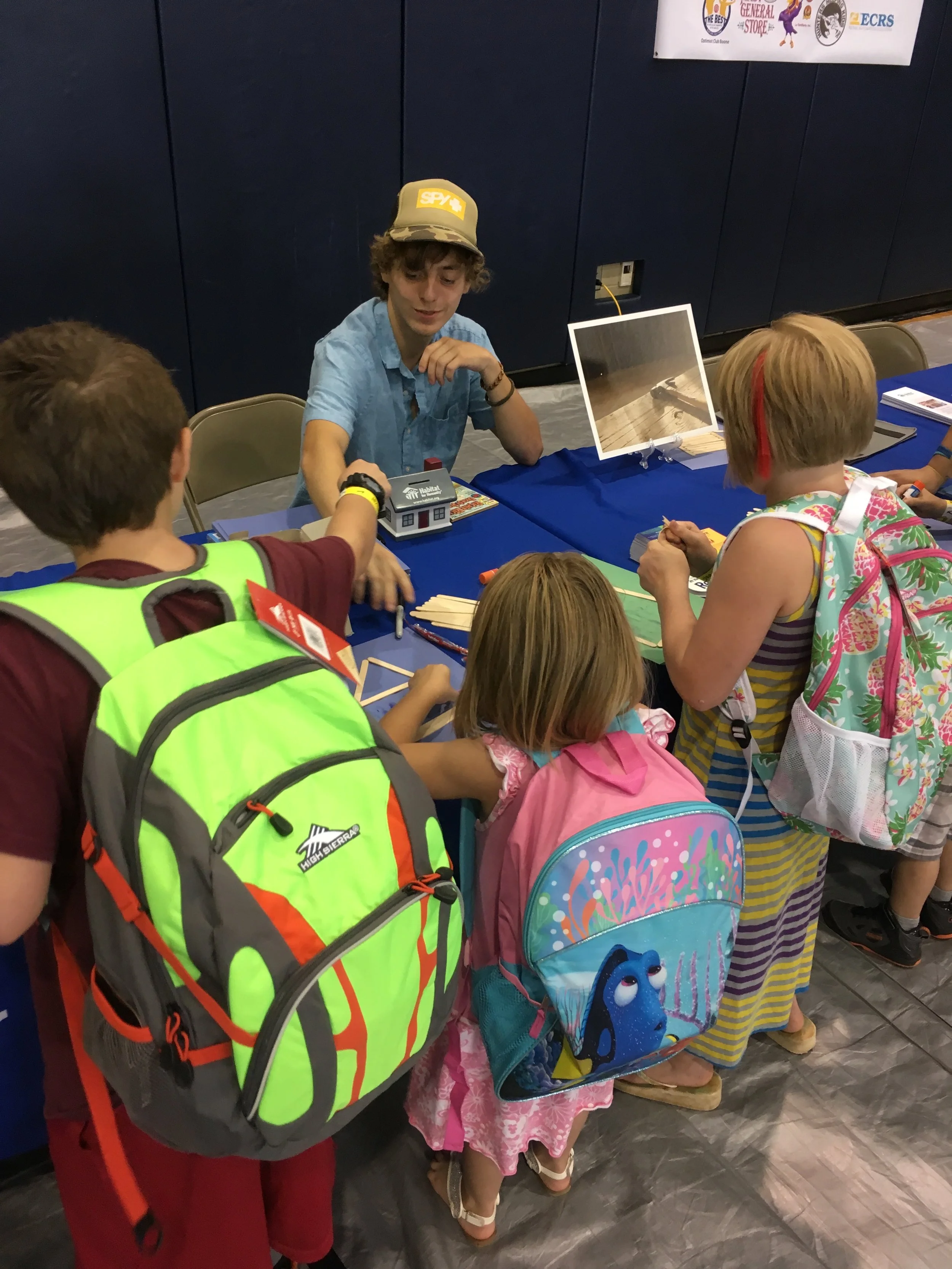 Habitat for Humanity: Popsicle stick house building