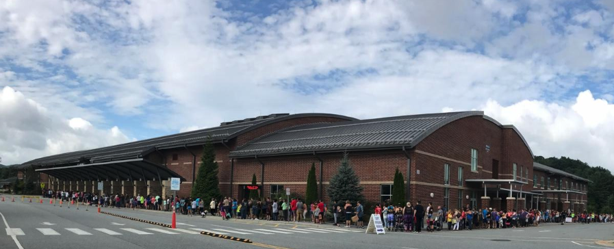 The Watauga County Back 2 School Festival saw a record number of school children show up at Watauga High School on Saturday, August 12th for backpacks, school supplies and much more.