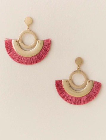 Bria Geo Tassel Earrings